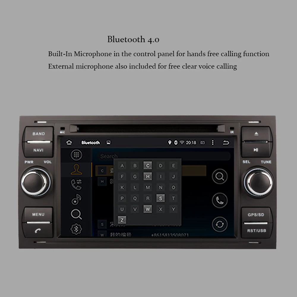 Cheap Android 9.0 Octa Core 4GB RAM Car DVD GPS Navigation For Ford Focus/Mondeo/S-max/Connect 2005-2007 black Car Radio Stereo Wifi 4