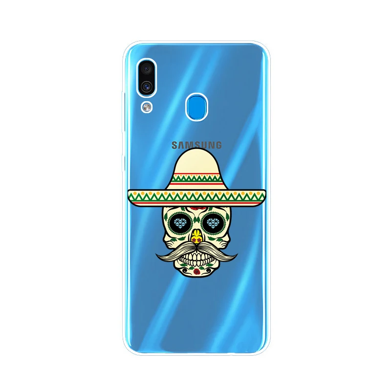 Мягкий чехол для Samsung Galaxy A30 Цветной силиконовый защитный A 30 A305F A305 чехол|Бамперы| |