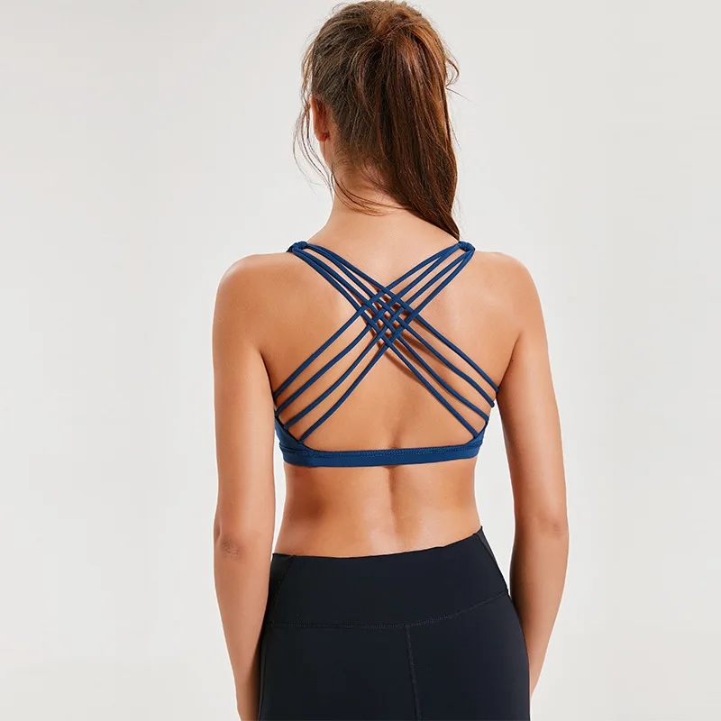 Buy Sexy Scoop Neck Fitness Sports Bra Women