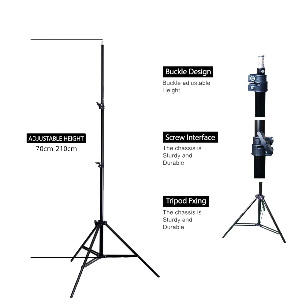 Cymye 6'5" 2 м светильник Штатив для фотостудии Аксессуары для софтбокса Фото Видео светильник ing Flashgun лампы/зонтик вспышка