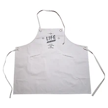 

New Fashion Printed Apron Canvas Cotton Aprons With Pockets Women Man Lovers Kitchen Painting Waiter Apron Wholesale Tablier