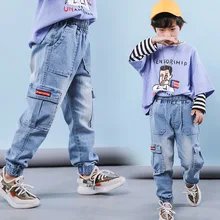 Children Boys Jeans 2019 Spring Autumn Denim Blue Trousers for Teen Boy Casual Kids Cargo Pants Baby Boy Clothing 3T 4T 8 12 13Y Children Boys Jeans 2019 Spring Autumn Denim Blue Trousers for Teen Boy Casual Kids Cargo Pants Baby Boy Clothing 3T 4T 8 12 13Y