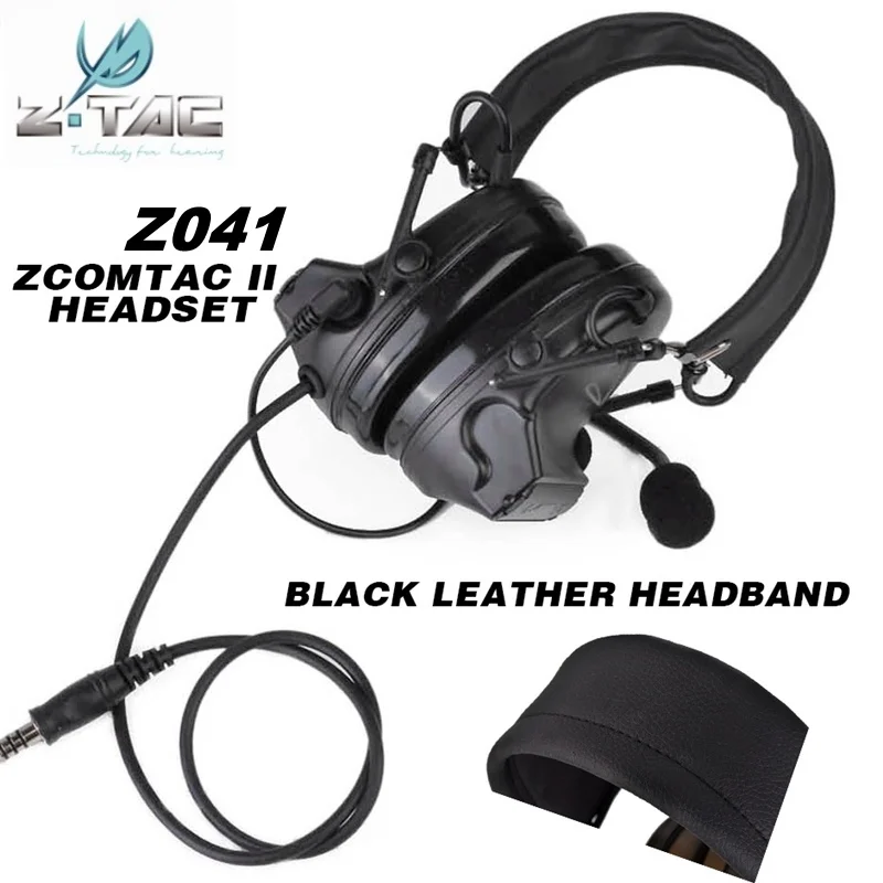 

Z Tactical Comtac II Headset Softair Military Aviation Noise Reduction Earphone Ztac Comtac 2 Airsoft Headphones Z041