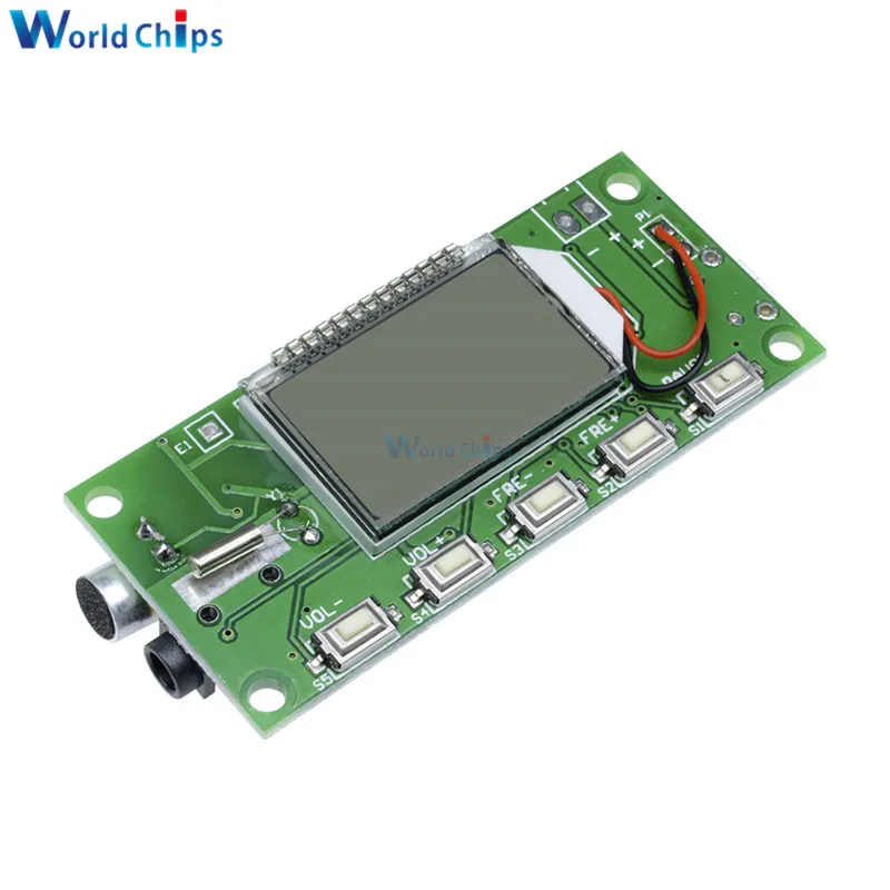 DSP PLL 87 108 МГц LCD FM Радио беспроводной микрофон стерео передатчик/приемник модуль