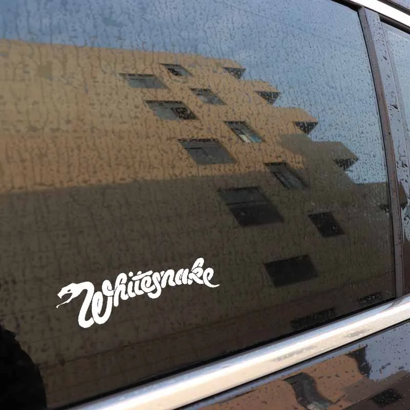 YJZT 17 8 см * 5 Whitesnake Предупреждение ющий знак Виниловая наклейка для мотоцикла