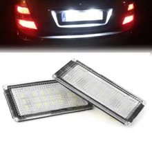 2 шт. белый 18SMD светодио дный номер Подсветка регистрационного номера для BMW E46 03-06 3 серии E46 M3 2DR 325Ci, 330Ci 2Dr купе/кабриолет