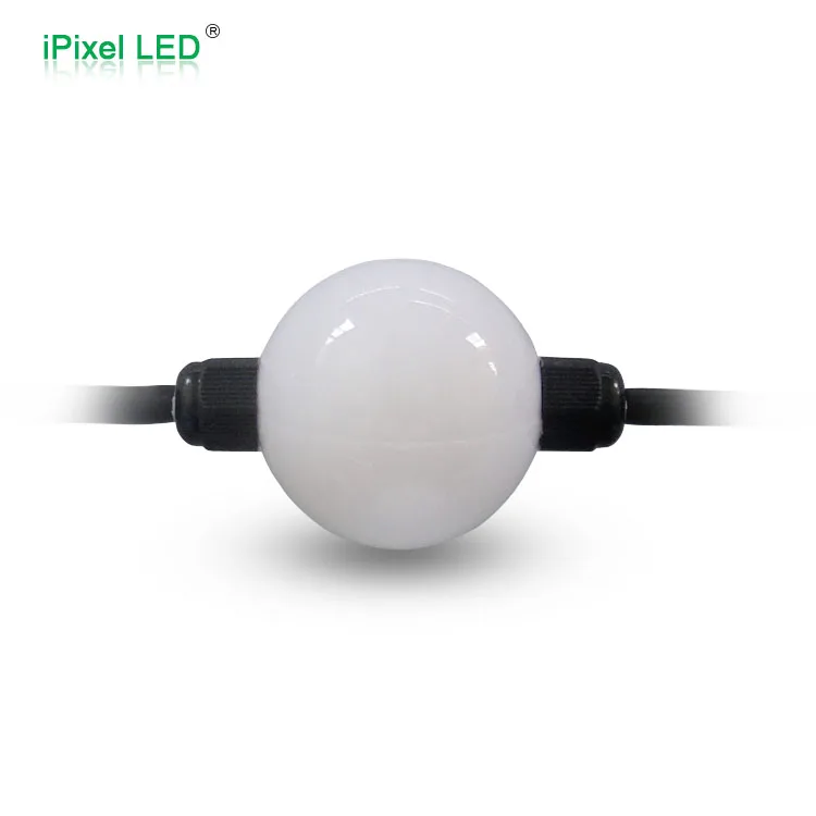 Многоцветный rgb led рождественские огни 360 градусов пиксель шар DMX512& WS2801 - Цвет: DC12V Mikly