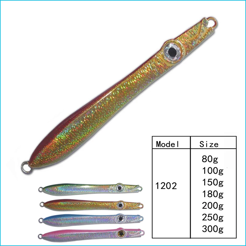 

2 pieces 80g/100g/120g/150g/180g/200g Jigging Lure Lead fish Metal Jig Lead fish Lead Jigs Metal Jigs Metal fishing lure