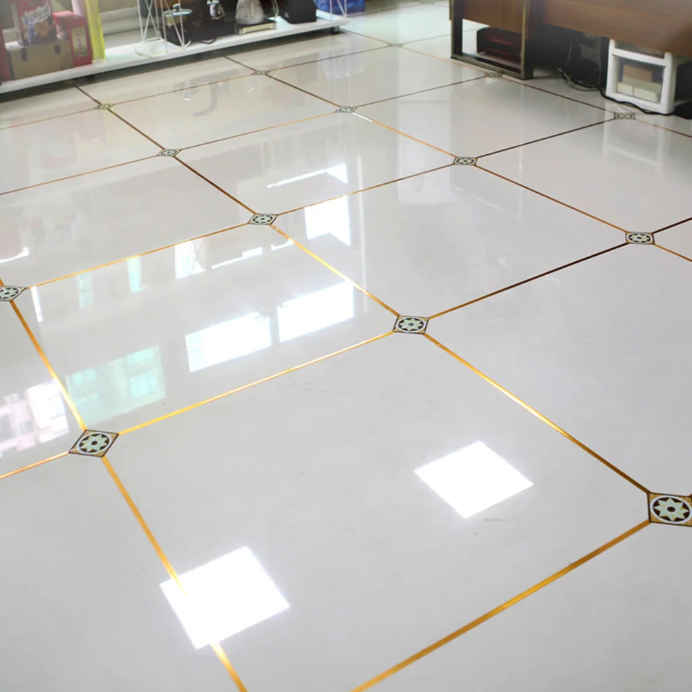 

50m/Roll Self Adhesive Waterproof Anti-moisture Bathroom Wall Sticker Home Decor Tape Gold Silver Kitchen Room Stitch Stickers