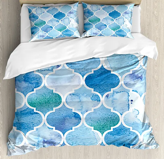 watercolor duvet cover set