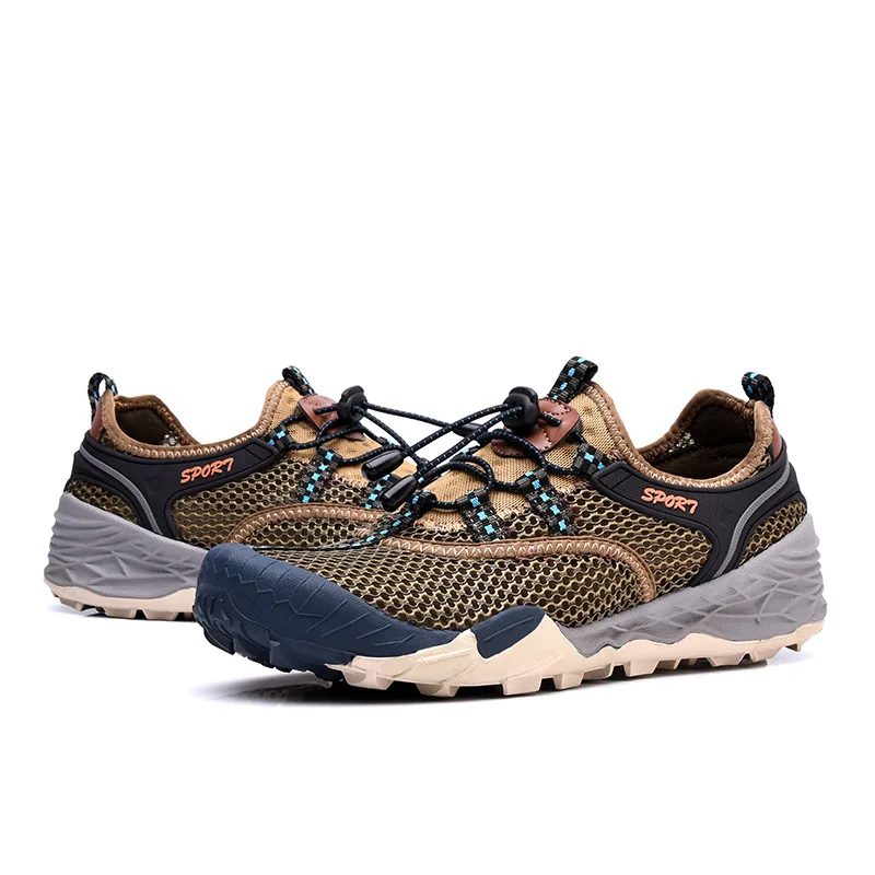 2018 Hot Sale Running Shoes for Men Mesh Sport Shoes for Men Outdoor Training Fashion Sneakers Breathable Walking Shoes