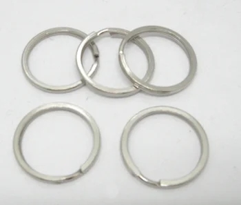 

Free Shipping 50Pcs New Flat Round Split Ring Keyring Key Rings Key Holder 28mm Dia.