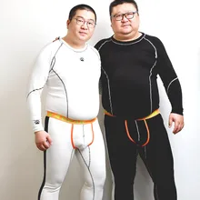 Новое поступление 1 комплект размера плюс Медвежья лапка термобелье хлопок теплая зимняя мужская одежда подштанники костюм M L XL XXL