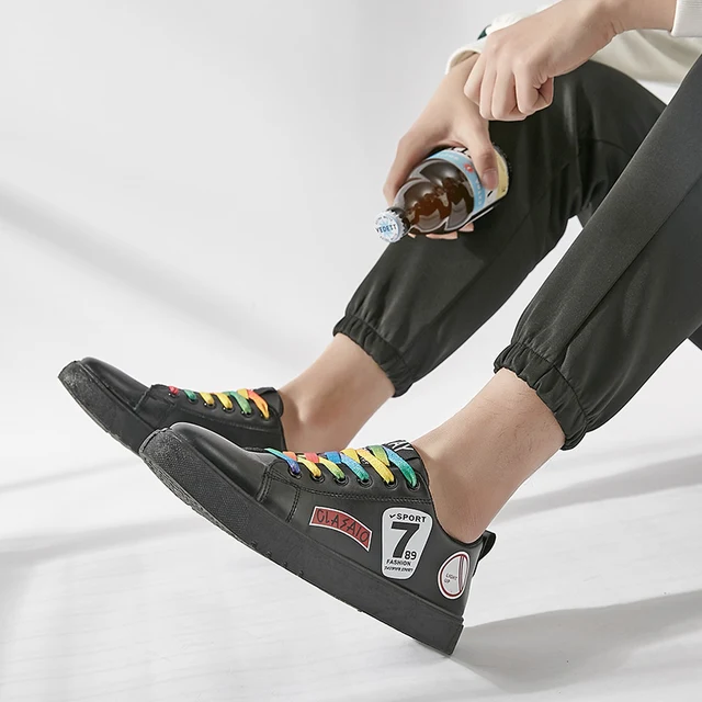 2018 hot sale new Hong Kong style men�s shoes normal size