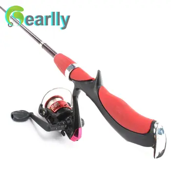 

1.4M / 35CM new red color gun style glass fiber material FRP mini fishing rod