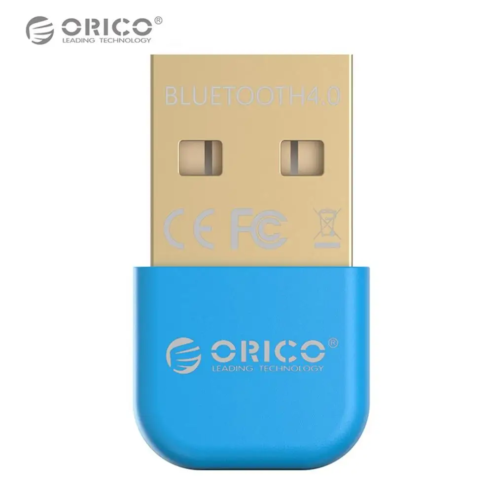 ORICO BTA-403 Bluetooth адаптер Bluetooth 4,0 USB ключ Музыкальный звуковой приемник Мини CSR передатчик для телефона планшета - Цвет: Синий