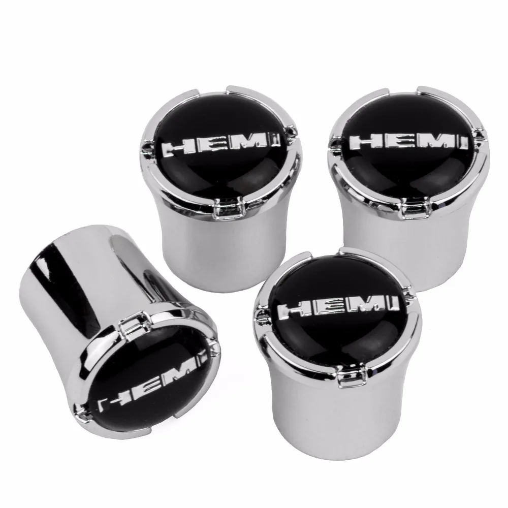 Auto Car Styling Decor Part for HEMI Logo Tire Valve Caps Airtight