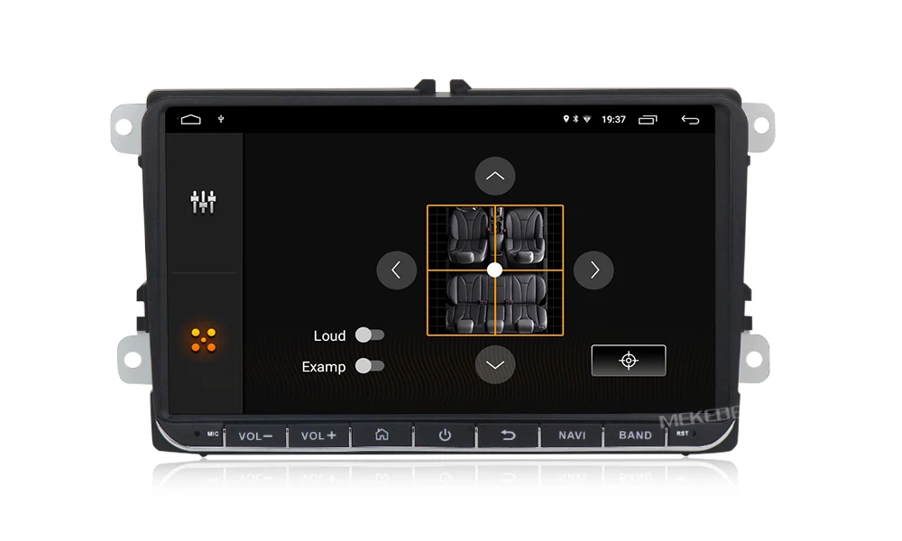 Sale 9" Android 9.1 2+32G Car GPS Navigation for VW Volkswagen SKODA GOLF 5 Golf 6 POLO PASSAT B5 B6 JETTA TIGUAN dvd player BT RDS 23