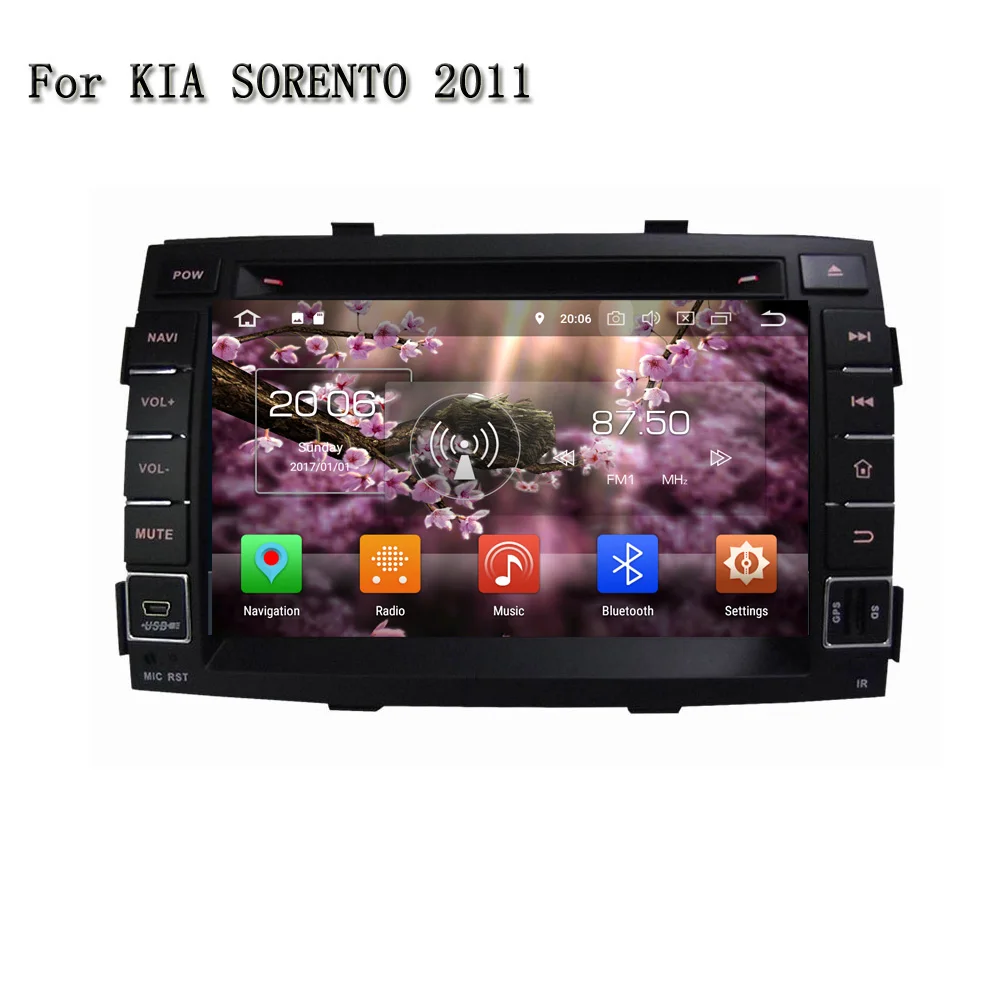 

HD 7 Inch 2 Din 8 Core Android 8.0 Stereo Radio Multimedia Headunit 4G WiFi Car DVD Player GPS Navi For Kia SORENTO 2011