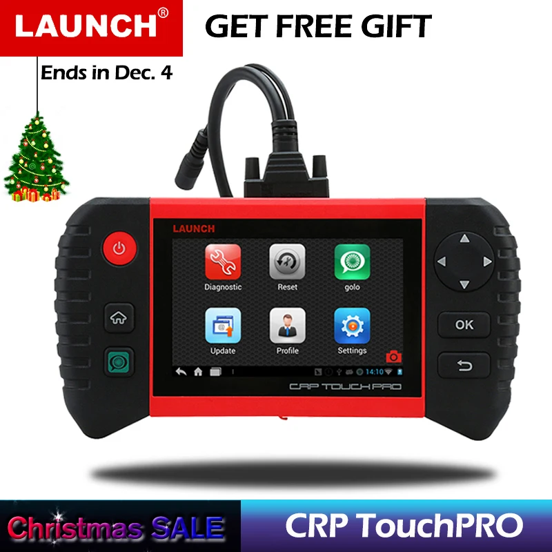 

LAUNCH CRP Touch Pro Car Diagnostic Tool Full System Diagnostics Scanner Auto Scan Tester Tools Diagnosis Brake Oil Reset DPF