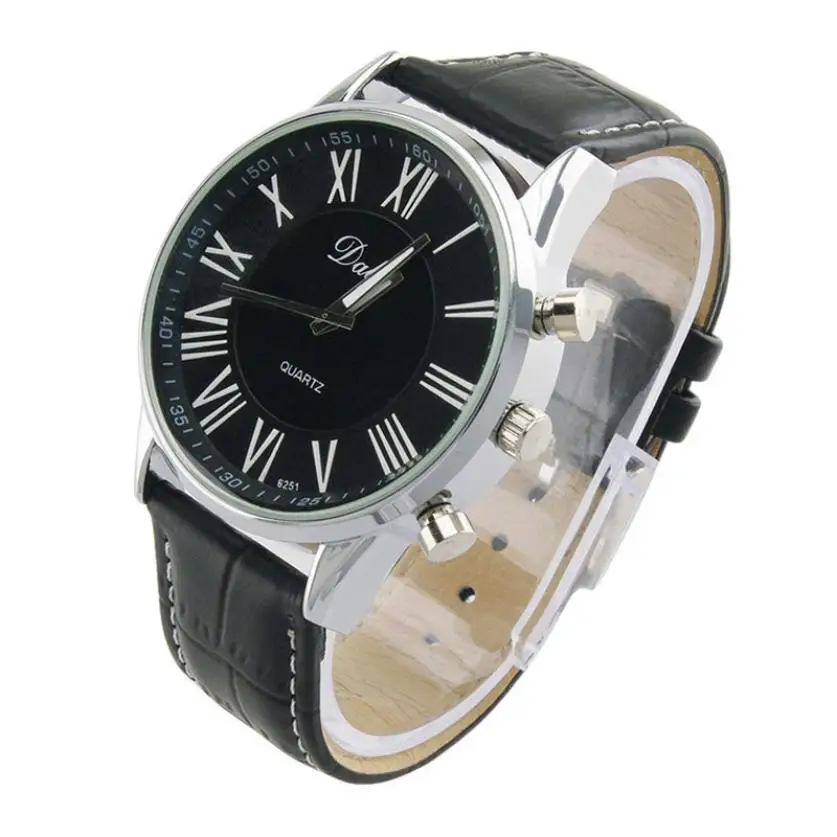 Модные часы для мужчин Лидирующий бренд Роскошные мужские часы кожаные часы мужские часы Военные Наручные часы Relogio Masculino подарки B50