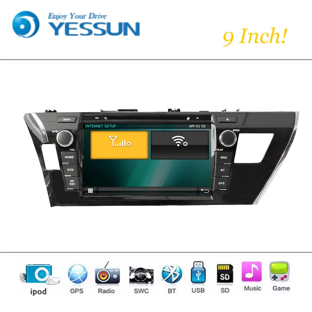 Perfect Car DVD Player Wince System For Toyota Corolla 2014 RHD Car Radio Stereo GPS Navigation Multimedia Audio Video 5