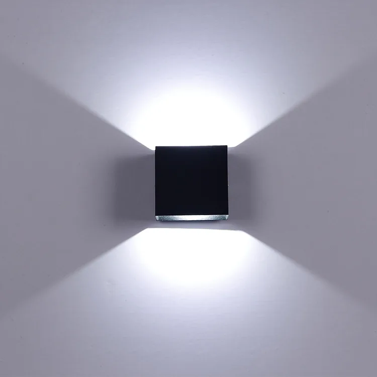 Настенный светодиодный светильник Cube COB 6 Вт 85 265 в|Комнатные настенные LED -лампы| |