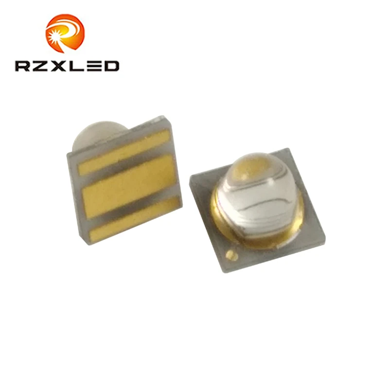 

10PCS/Lot LED Ultraviolet 3W 3.6V 700MA Dome Narrow 60 Viewing Angle UVA 395NM 380NM 425NM 365NM For UV Ink Curing