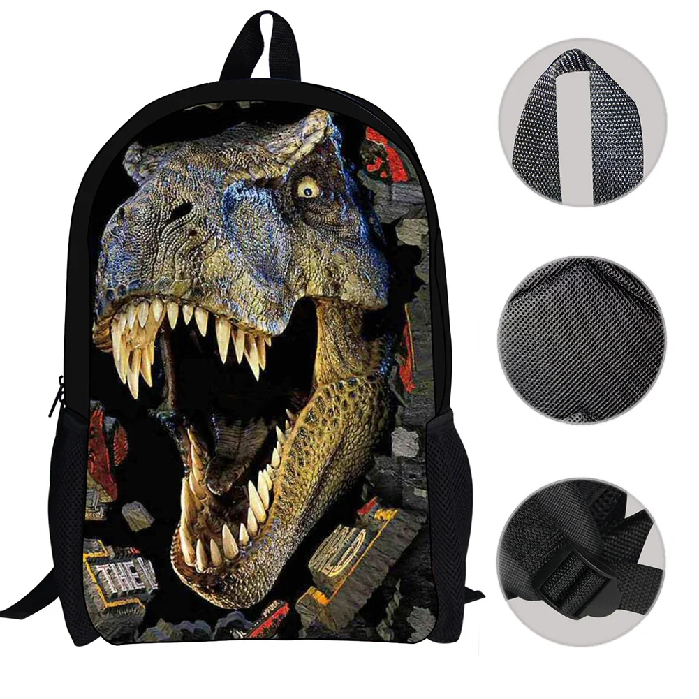 Школьный рюкзак с изображением динозавров, животных, парка Юрского периода, детский рюкзак, подарок для детей, дорожная сумка для книг, игрушки