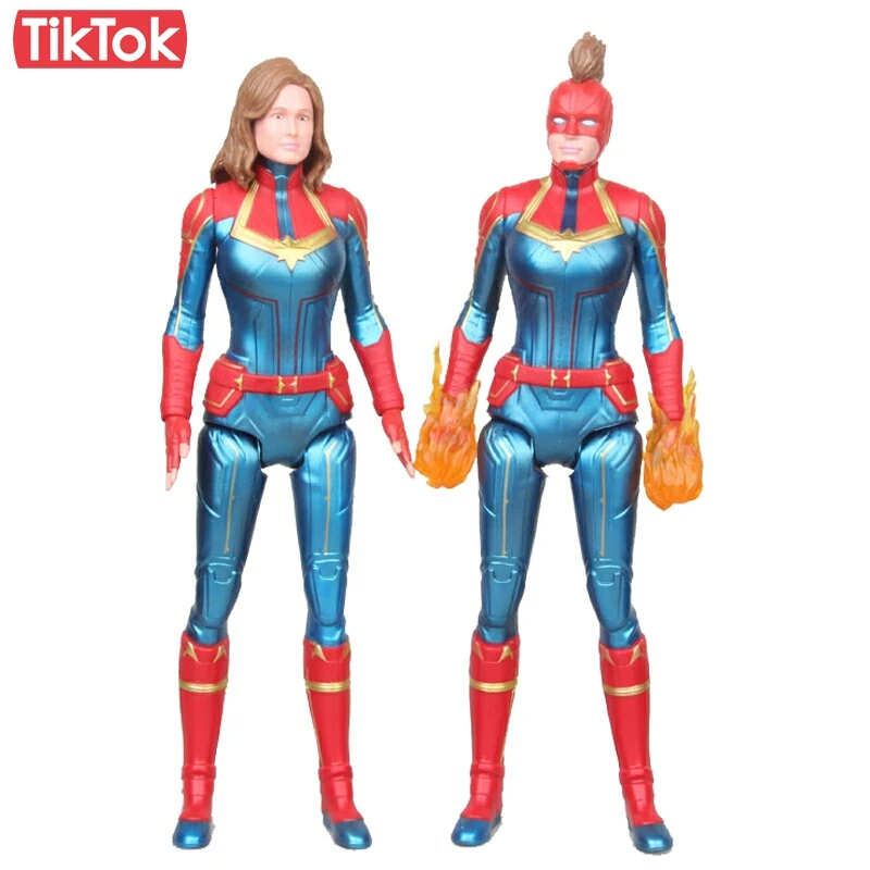 captain marvel plush doll