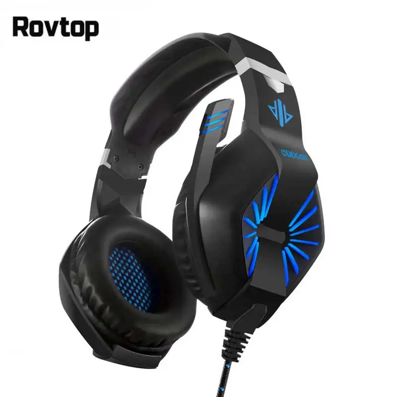 

Rovtop Stereo Gaming Headset Ear Headphones with Microphone Surround Sound for Xbox One PS4 PC Laptop Mac iPad Headphone Z2