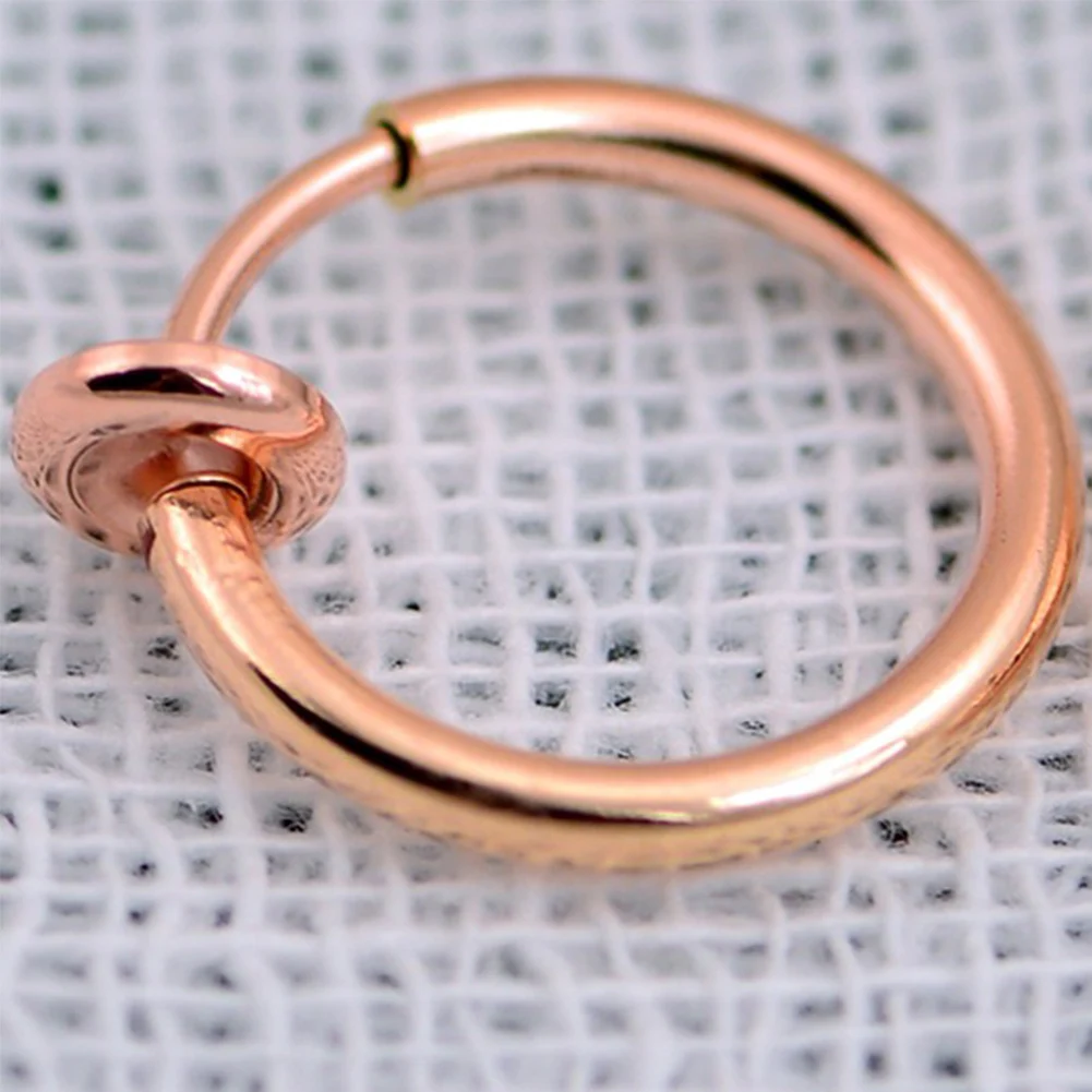 

1pcs Fake Nose Ring Lip Ring C Clip lip Piercing Burun Nose Rings Hoop for Women Neuspiercing Body Jewelry