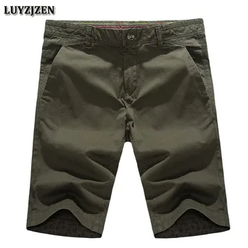 

Casual Shorts Men Summer New Fashion Design 2017 Mens Cotton Cargo Shorts Breathable Elastic Thin Material Big Size masculino B5