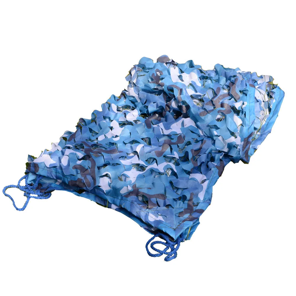 

5*5M(197in*197in)sky blue military camouflagenet blue army netting huntting navy camo military camouflage fabric cheap camo