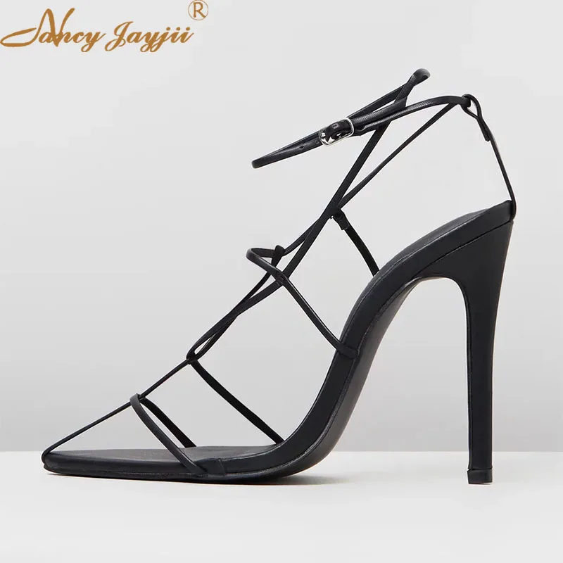 ankle wrap heels