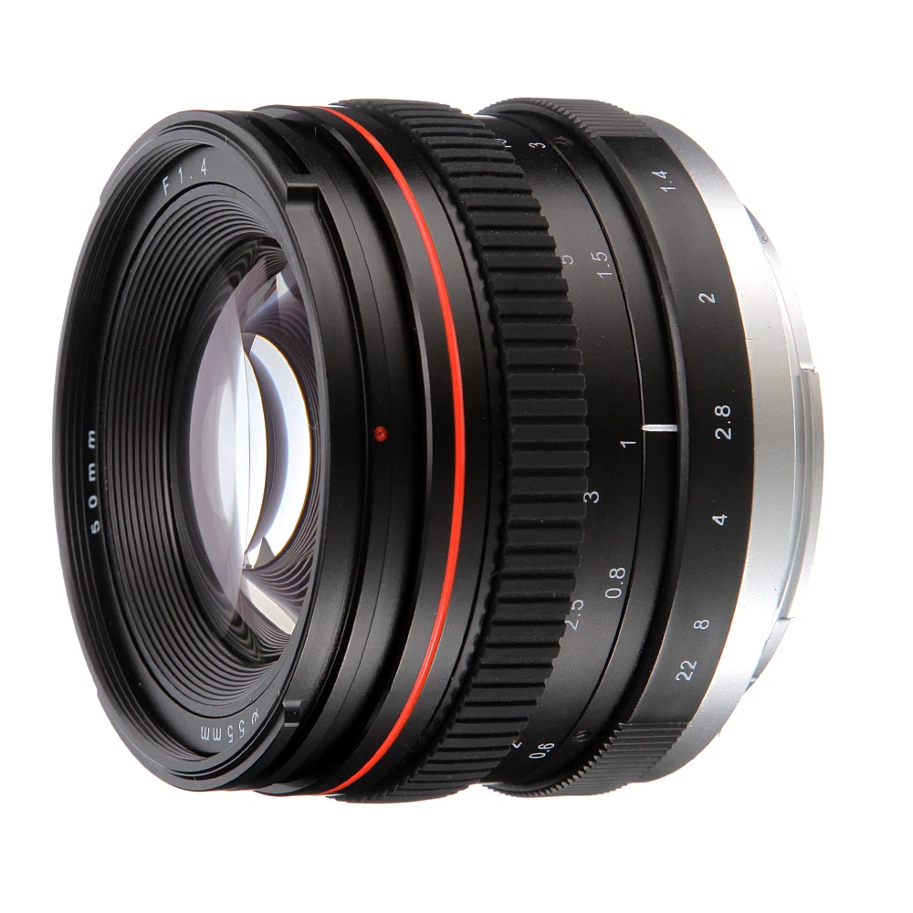 50 мм F1.4 фиксированным фокусным расстоянием большой апертурой Стандартный премьер-объектив MF полный кадр для цифровой однообъективной зеркальной камеры Canon EOS 650D 700D 750D 7D 1300D 60D T4 T5 T3i T5i Камера