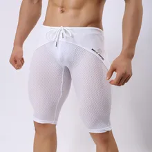 Brave person сетчатые шорты мужские летние обтягивающие мужские s длинные Бермуды шорты бодибилдинг фитнес брюки для бега бренд купальник бриджи