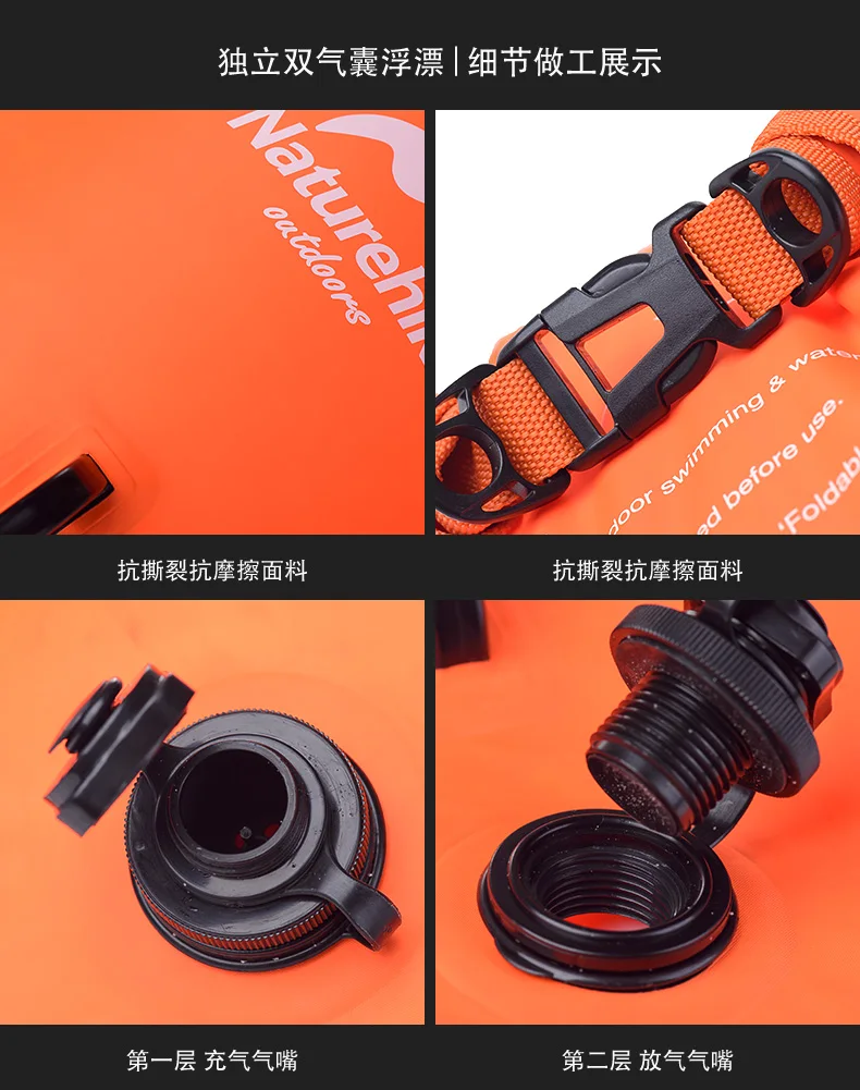 Bolsa de Mergulho à Prova Bolsas à Deriva Naturehike Camadas Bolsa Seco Inflável Bisaccate Pvc d' Água Mergulho Natação Flutuante 28l 3 4 Cheap Bolsas de água