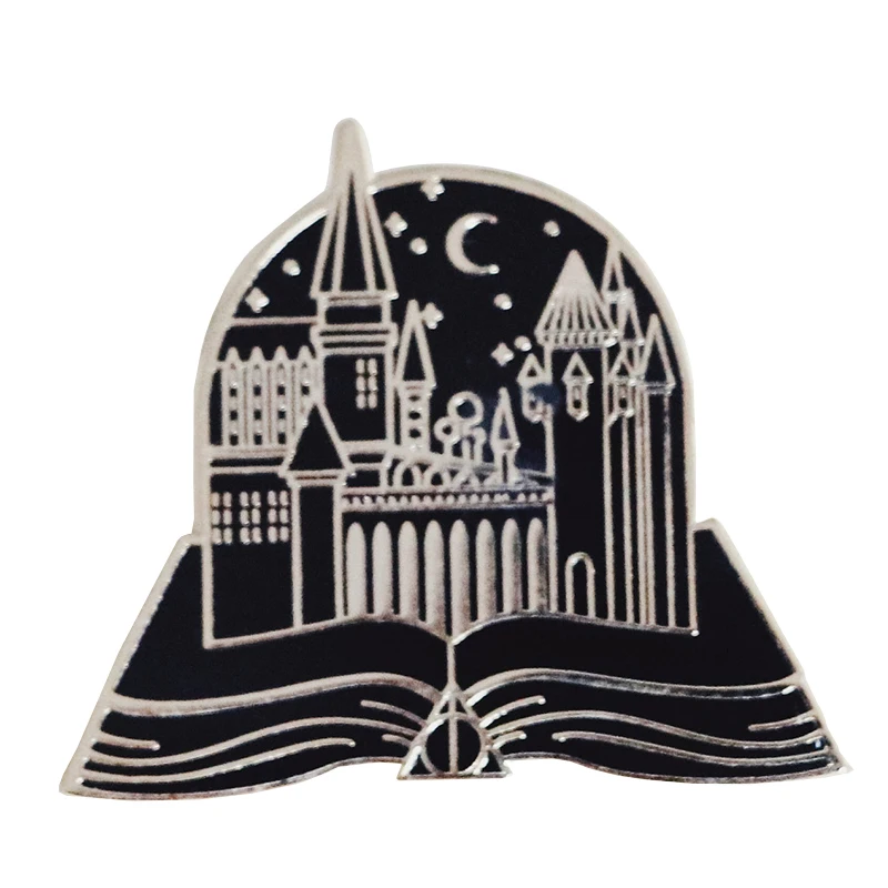 

Books Are Magic Enamel Pin Witchy Wizard Badge