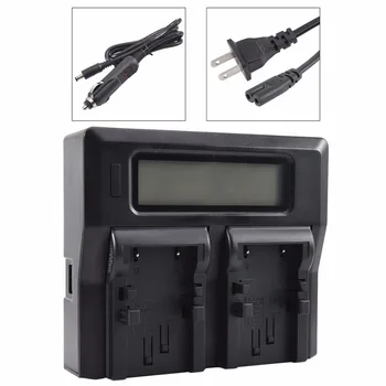 

DSTE US Plug Dual Battery Charger with USB Port for Canon NB-1L NB-3L NP-500 NP-600 DR-LB4