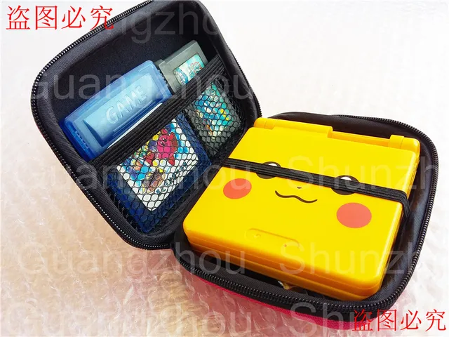 1 x custom hard case bags w card holder for gameboy advance sp for