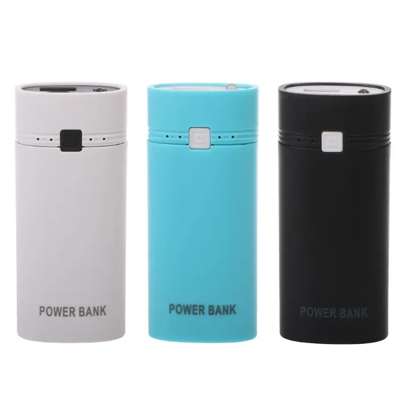 

DIY 2x18650 Battery Portable 5600mAh Power Bank Box Shell with USB for iPhone for Samsung and other smart phones without Battery