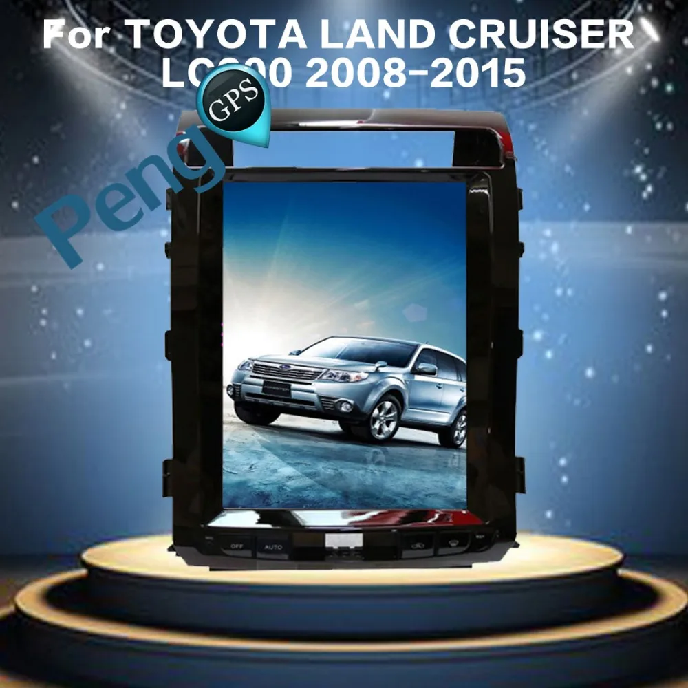 

Tesla Style 12.1 Inch Android 6.0 Car GPS Navigation DVD Player fit for TOYOTA LAND CRUISER LC200 2008-2015 Seat Heating