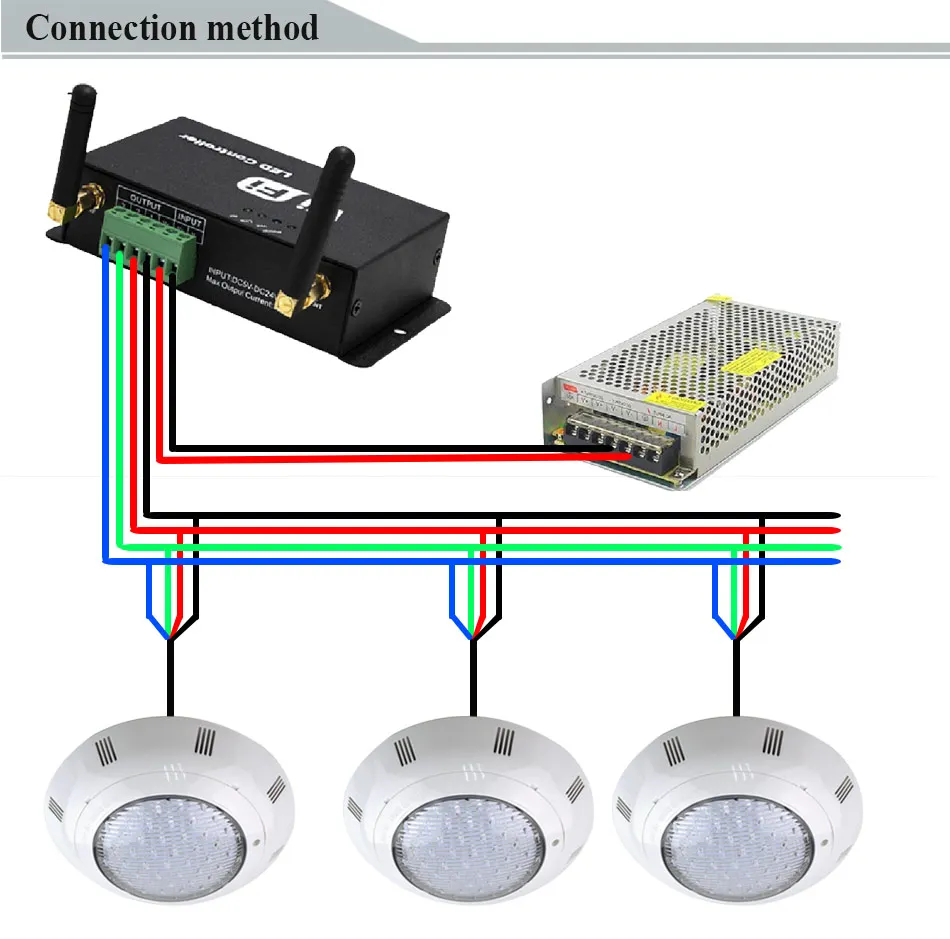 HOTOOK подводный светильник Wifi светодиодный светильник для бассейна IP68 35 Вт RGB на мобильном управлении с трансформатором комплект для бассейна