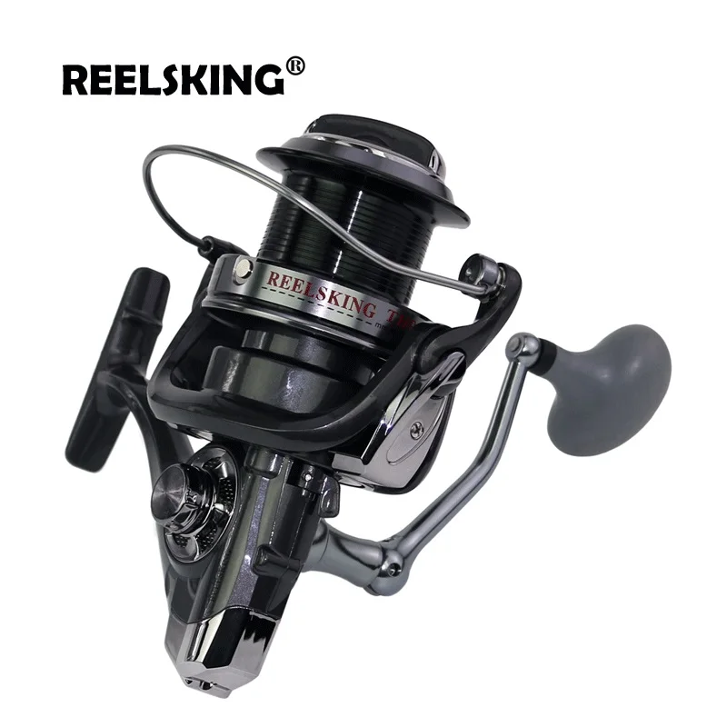 Рыболовная катушка REELSKING макс. усилие фрикциона 18 кг 3 8: 1 дальнее металлическое