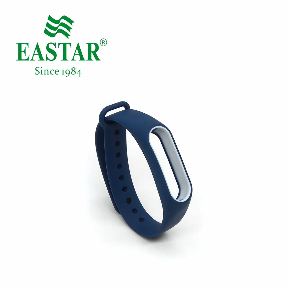 Eastar аксессуары для умных часов ремешок XiaoMI Band цветные двухцветные браслеты темно