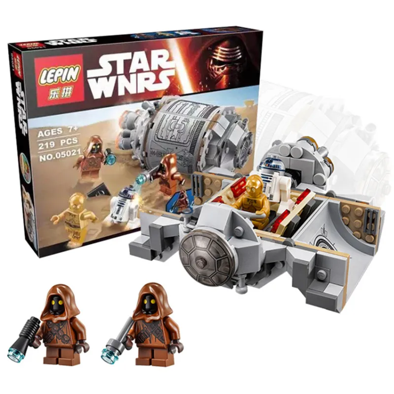 font b LEPIN b font 05021 Star Wars Droid Escape Pod 75136 Minifigure Building Blocks