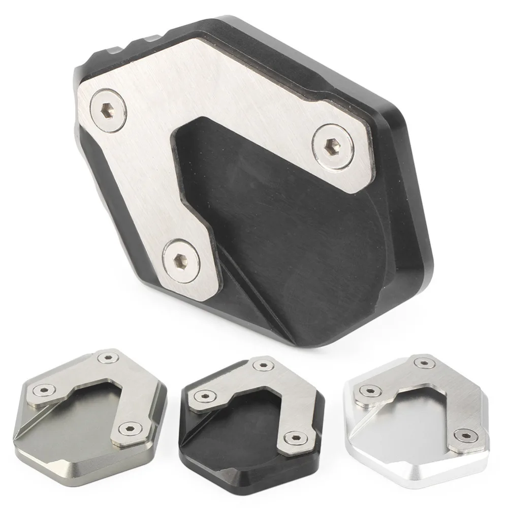 CNC мотоцикл Kickstand боковая подставка пластина увеличитель удлинитель колодки для