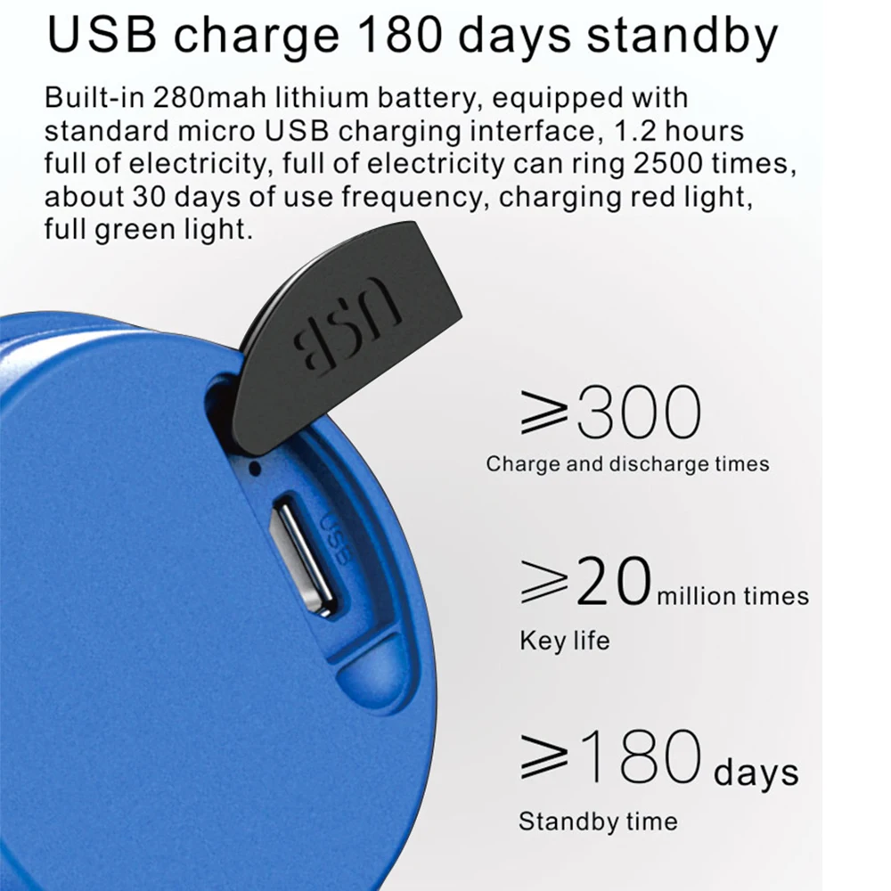 Велосипедные электронные звонки 120dB водонепроницаемый USB громкий звук для 22,2-31,8 руль Электрический дорожный велосипед звонок кольцо для mi jia MTB mi