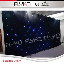 3x6 м устройство для чтения sd-карт 108 шт Крытый СВЕТОДИОДНЫЙ занавес